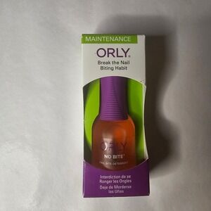 ORLY No Bite Nail Bite Deterrent Maintenance Treatment 0.6oz 18ml 24610 NEW